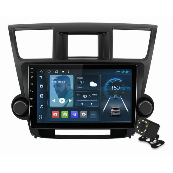 Torovo Car Radio Android Stereo for Toyota Highlander 2008-2013 Gps Camera