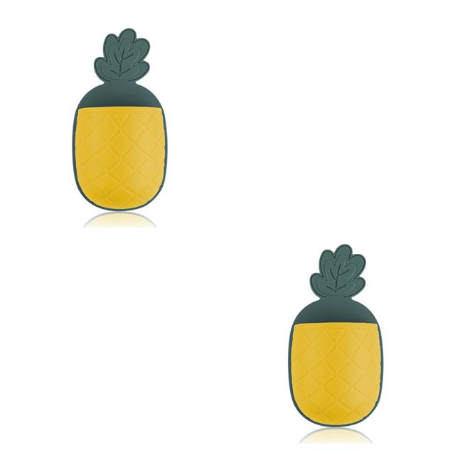 Estante de almacenamiento de piña Cateissary Amarillo 2Conjunto