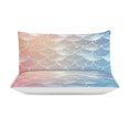 thumbnail image 3 of Mermaid Fish Scales 3 Pieces Duvet Cover with Zipper Closure,Premium Polyester Lightweight Bedding Set, 3 of 6