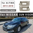 thumbnail image 2 of Driver And Passenger Side Car Sun Visor With Makeup Mirror For Nissan Altima 2013-2018, Replacement OEM 96401-3TA2A, 96400-3TA2A-beige, 2 of 6
