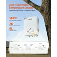 thumbnail image 3 of VEVOR Portable Propane Water Heater 6L Tankless with Accessory Regulator for RV, 3 of 9