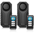 thumbnail image 1 of WSDCAM Bike Alarm with Remote 2 Pack, 113dB Wireless Anti-Theft Vibration Motorcycle Bicycle Alarm Vehicle Security Alarm System (Black), 1 of 6