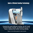 thumbnail image 5 of SOOPYK Slushie Machine,Frozen Drink Maker with Self-Cleaning for Home,Rapid Chill Technology,No Ice Needed,Adjustable Hardness,6 Preset,Gray&Sliver,Margaritas, Frappes,Milkshakes, 5 of 13