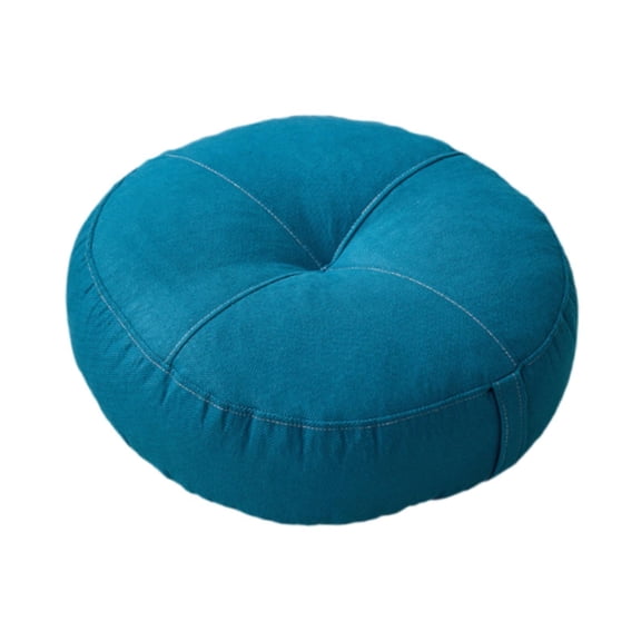 Fzaqwen Round Floor Cushion for Meditation, Soft Seating Pad for Adults And Kids in Yoga blue