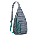 thumbnail image 1 of Ethnic Colorful Sling Backpack – Crossbody Chest Bag, Anti-Theft, 1 of 4