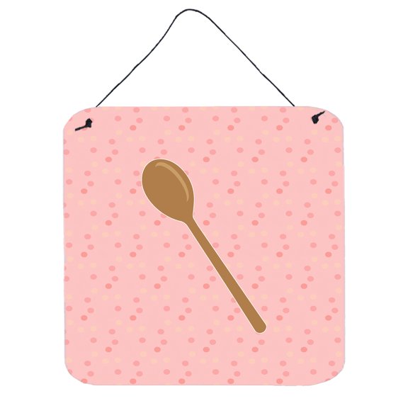 Wooden Spoon Pink Wall or Door Hanging Prints