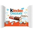 thumbnail image 2 of Kinder Chocolate, 4 Bars, Milk Chocolate Bar with Creamy Milky Filling, Individually Wrapped Candy, 1.8 oz Total(2pack), 2 of 5