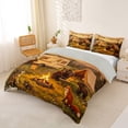 thumbnail image 2 of Catabedysis Happy Camping Bedding,Wildlife Print Duvet Cover Full For Boys,Multicolor,Light Gray Reversible,3 Pieces,1 Duvet Cover and 2 Pillowcases, 2 of 6