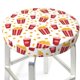 thumbnail image 3 of Disketp Popcorn Funda Redonda para Taburete, Funda de Cojín para Silla de Bar Suave y Elástica-14 inch, 3 of 7