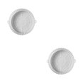 thumbnail image 1 of Kearding Olla para freidora de aire resistente al calor, cesta para horno, bandeja para hornear pollo frito, revestimiento de repuesto, sartén Blanco 2Conjunto, 1 of 6