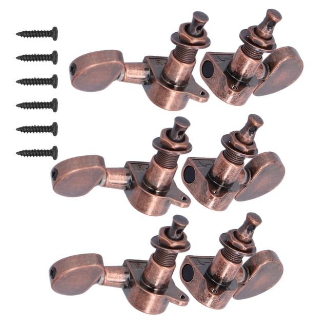 Guitar Locking Tuners, High Performance Long Service Life String Tuning Pegs, For Instrument Lovers Guitar Repair Master Electric Guitar Replacement Parts Copper