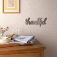 thumbnail image 6 of Thankful Sign Wood Wall Decor Art Cutout Letter Word Laser Cut Unfinished Decorative Thanksgiving Day for Living Room Home Door Farmhouse Porch Bedroom Decoration 11.8 x 4.7 Inch,Camel, 6 of 7