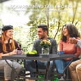 thumbnail image 4 of Outsunny Outdoor Dining Table with 2" Umbrella Hole, 37" Square Patio Table, 4 of 10