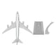 thumbnail image 1 of Modelo de avión de pasajeros de fundición a presión, modelo de avión simulado de aleación, juguete de colección, decoración del hogar para niños y adultos., 1 of 14