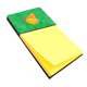 thumbnail image 1 of "Caroline's Treasures Butterfly Naranja sobre verde Soporte para notas adhesivas recargables o Dispensador de notas postit, 3.25 por 5.5", Multicolor " Caroline's Treasures 8861SN, 1 of 1