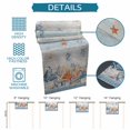 thumbnail image 6 of Orange Blue Starfish Coastal Table Runner 72 Inches, Beach Nautical Coral Shell Vintage Bed Runner Dresser Scarves Tabletop for Indoor Outdoor Parties/Ceremony/Banquet, 18" x 72", 6 of 9