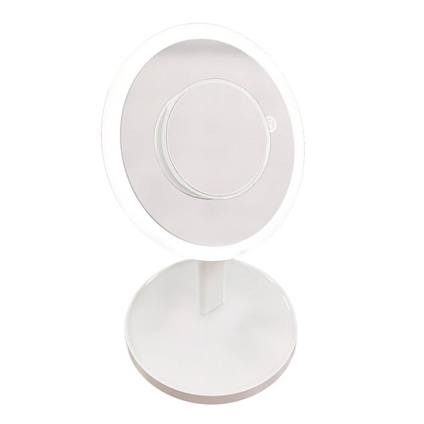 Espejo de Maquilje , Espejo de Tocador con Espejos de 7X, 60 Luces Táctil, Espejo Cosmético scritorio, Recarga Sunnimix espejo de maquillaje iluminado