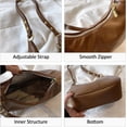 thumbnail image 3 of Small Hobo Bags for Women Retro Crescent Shoulder Purse Fall Soft Crossbody Handbag, 3 of 6