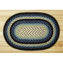 Capitol Earth Rugs 02-312 Blueberry-Creme Jute Braided Rug