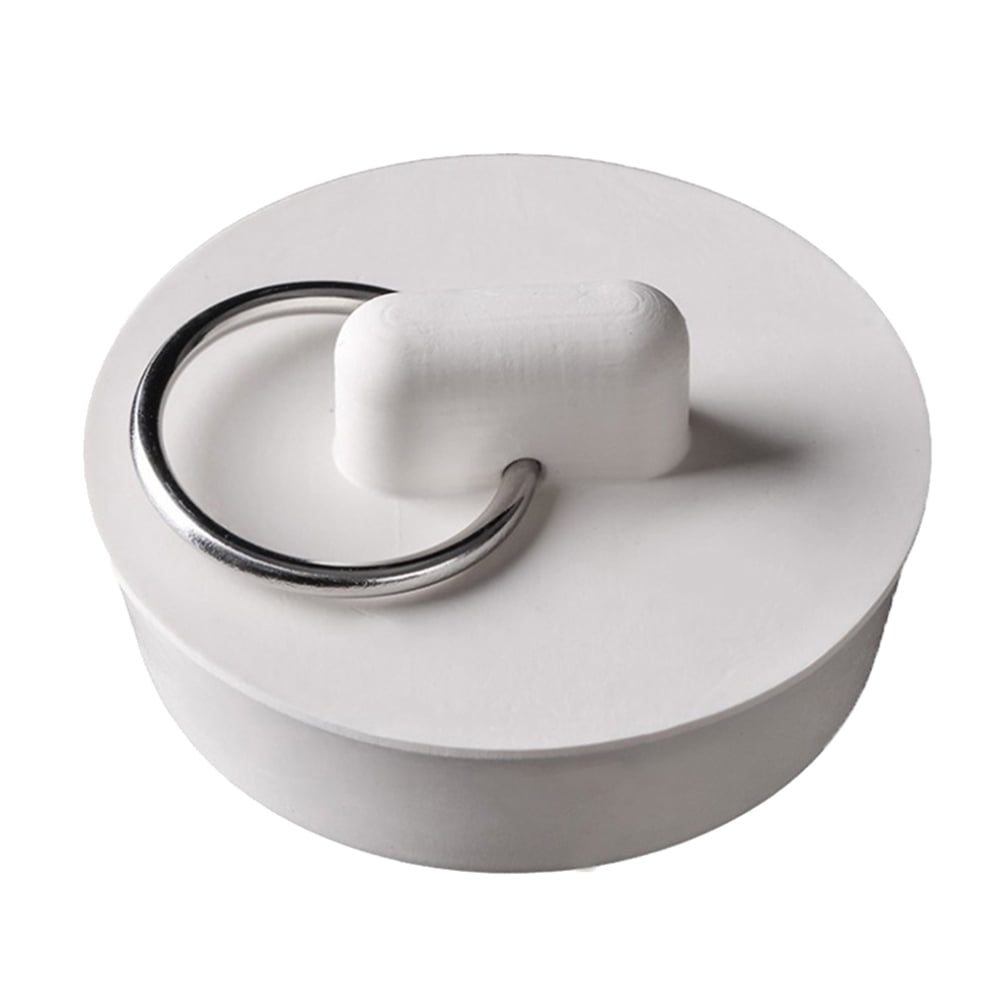 6pcs Rubber Sink Drain Stoppers Plugs Sink Stoppers with Hanging Ring for Basin Laundry Bathtub
