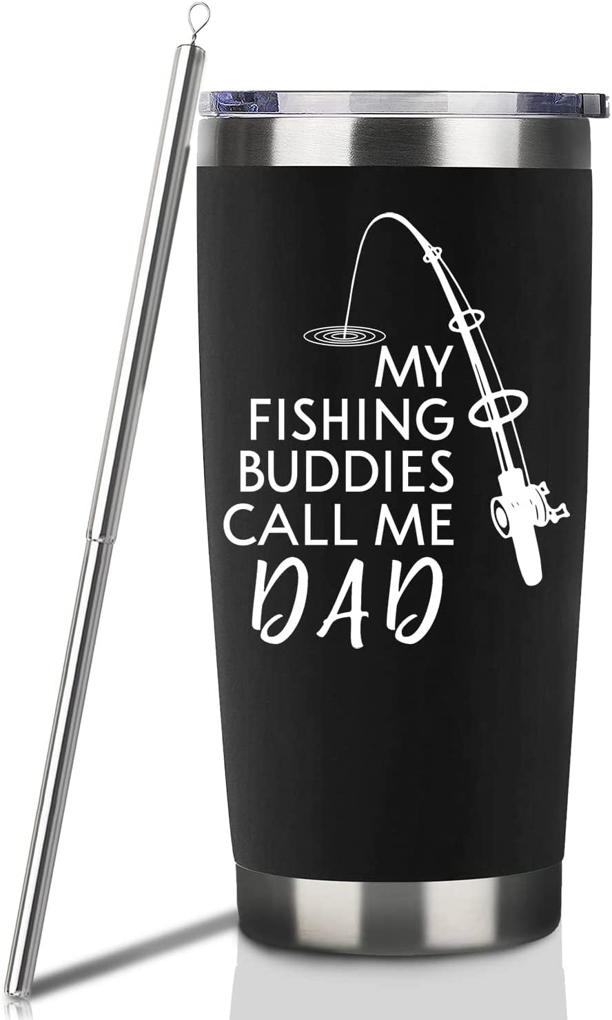 Fishing Gifts for Men, Fishing Tumbler 20 Oz with Lid Stainless Steel,  Fishing Day, Birthday Gifts for Fishing Lovers Teens - AliExpress