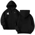 thumbnail image 4 of DJDLJWCJ Boys Heated Hood Jacket USB Charging Heated Jacket Casual Printed Winter Warm Coat Black Size 5T, 4 of 9