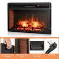 thumbnail image 6 of Spaco 26 Inch Infrared Electric Fireplace Insert with Remote Control-Black, Electric Fireplace Insert, Wall Recessed/Mounted, Freestanding Fireplace, 6 of 10