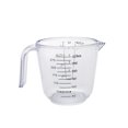thumbnail image 1 of Dalazy 3 Sizes Measuring Cup Jug Clear Plastic Baking Kitchen Set Flour Water TYPE1 89x100mm, 1 of 8