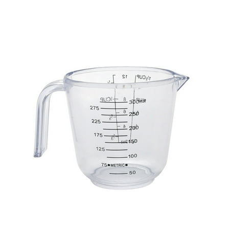 

Kironypik New Measuring Cup With Handle Kettle Plastic Baking Kitchen Tool 150-600Ml TYPE1 89x100mm