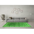 thumbnail image 3 of Ahgly Company Indoor Rectangle Oriental Green Industrial Area Rugs, 4' x 6', 3 of 4