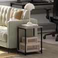 thumbnail image 2 of Mesa auxiliar Furinno Simplistic con estructura metálica de roble francés, 2 of 6
