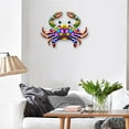 thumbnail image 4 of Decoración de Pared BLESIY Cangrejo de Metal Escultura Colgante para Patio, 4 of 7