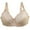 Beige, variant on CFLVAEK Underwire Bras for Women Plus Size Push Up Everyday Bra Breathable Full Coverage Bralettes Adjustable Straps Bras Beige 105