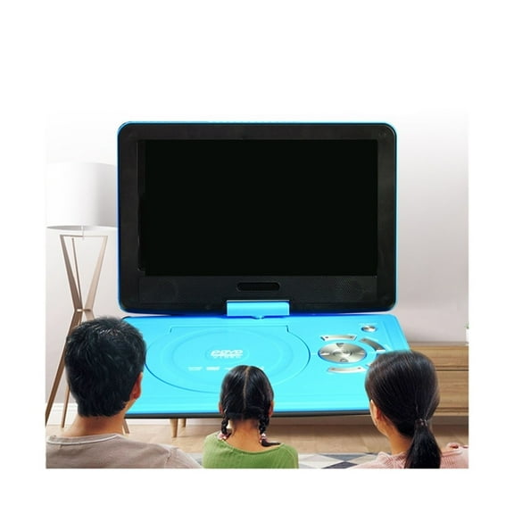 Portable DVD Player, Built-in Rechargeable Battery, Swivel Screen, Support CD/DVD/SD Card/USB, Remote Control, Car Charger ,High Volume Speakers