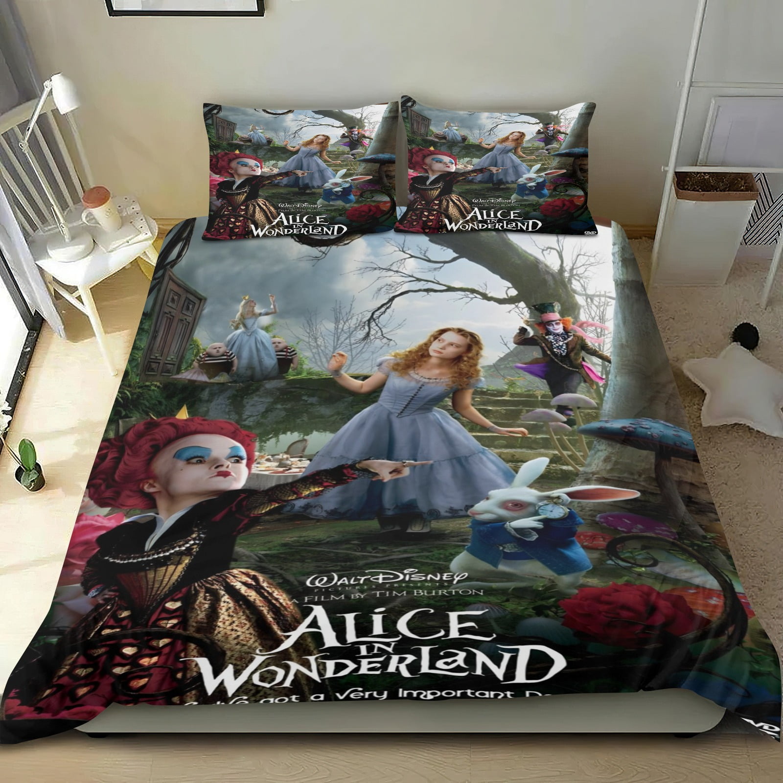 Michael Jordan Bed Comforter Set 3 Pieces has an iconic print,One