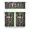 Mushroom (67), variant on Mushroom (67) Kitchen Curtain Valance 3 Piece Home Curtains and Valance Set Curtain Sink Window Decor Window Treatment Tier 27.5x36 Length