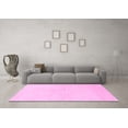 thumbnail image 3 of Ahgly Company Indoor Rectangle Solid Pink Modern Area Rugs, 2' x 5', 3 of 4