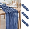thumbnail image 1 of Mantel Ase'm, 3 unidades, 35 x 305 cm, color azul, 1 of 7
