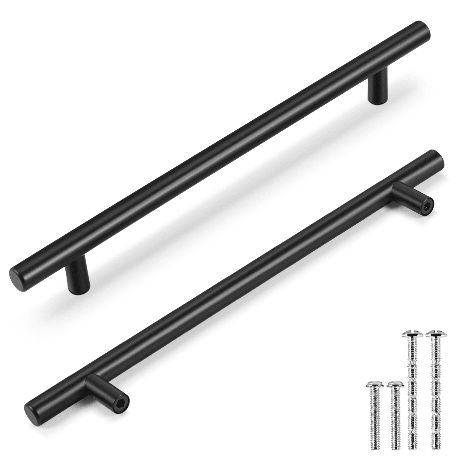 Handles Black Pulls and Knobs, 7.5Inch Modern Dresser