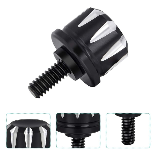 HEALEEP Tornillo De Montaje Para Asiento Trasero Motocicleta Negro En Hierro Y Plástico Resistente