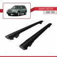 thumbnail image 4 of Compatible with Subaru Forester 3 (SH) 2008-2013 HOOK Model Car Roof Rack Cross Bar Black Aluminium 2 Bars, 4 of 8