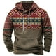 thumbnail image 4 of Sudadera con capucha retro con estampado 3D para hombre, jerseys con gráficos étnicos, moda de otoño, sudaderas con capucha casuales, tops de gran tamaño, 4 of 5