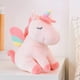 thumbnail image 2 of Peluche de unicornio con alas de arcoíris, 30 cm, color rosa, 2 of 5