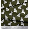 thumbnail image 2 of Soimoi Cotton Poplin Fabric Pug Dog Printed Fabric 1 Yard 56 Inch Wide, 2 of 3