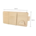 thumbnail image 5 of AURORA TRADE Car Sun Visor Organizer Auto Car Visor Pocket and Interior Accessories Car Truck Visor Storage Pouch Holder with Multi-Pocket Net, 5 of 8