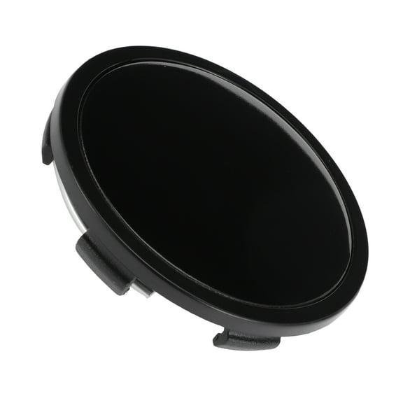 Unique Bargains Wheel Center Caps OD: 65mm/2.56" Black 1 Pcs with Black Sticker