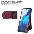 thumbnail image 3 of Galaxy A51 4G Wallet Case, Allytech Crossbody Shoulder Carrying Purse Cover RFID Blocking Card Slots Holder Flip PU Leather Stand Shockproof Case for Samsung A51 4G (Non 5G Version), Winered, 3 of 7