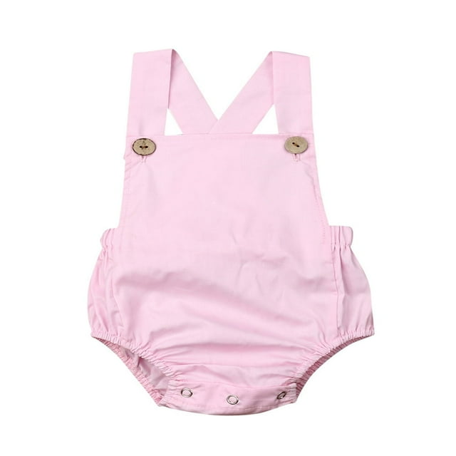 Newborn Baby Boy Girl Romper Bodysuit Sunsuit Summer Outfit Set Clothes