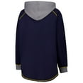 thumbnail image 3 of Women's Fanatics Navy Michigan Wolverines Plus Size Boom Pullover Hoodie, 3 of 3