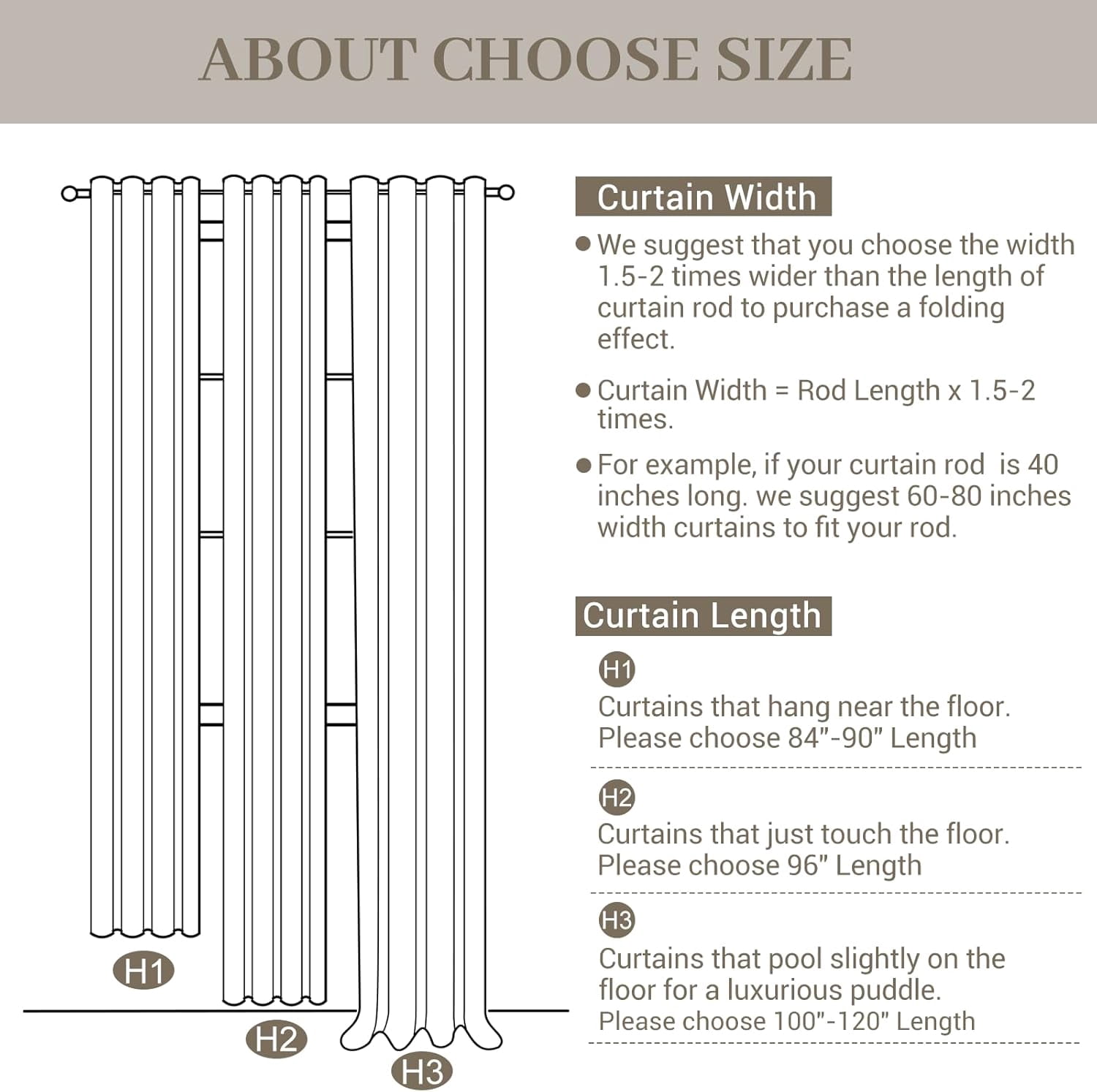 Galenzoov 40×84 inch 2 Panels Pinch Pleated Linen Curtains for Home, Light Filtering Airy & Privacy Protection Breathable Window Drapes for Bedroom, Living room, Office, Chestnut Brown